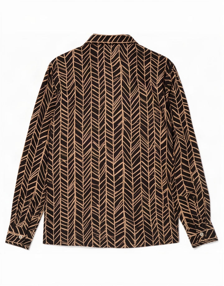 Camicia da donna Iceberg IT 44 Seta geometrica nera media