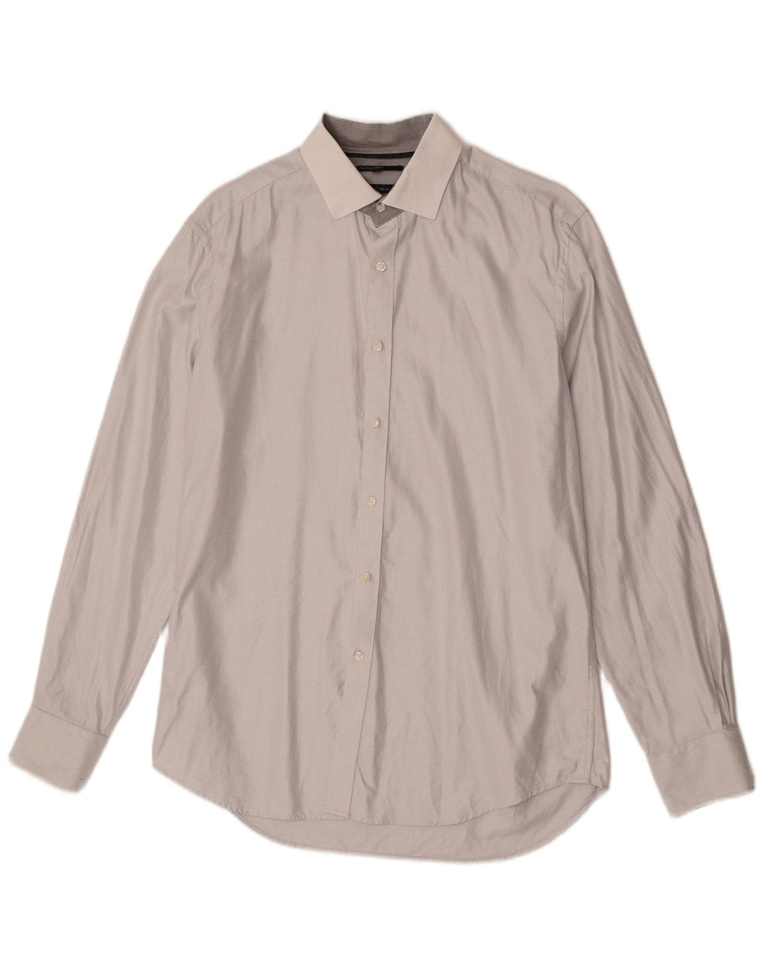 Camicia autografa da uomo Marks & Spencer taglia 41 cotone grigio medio