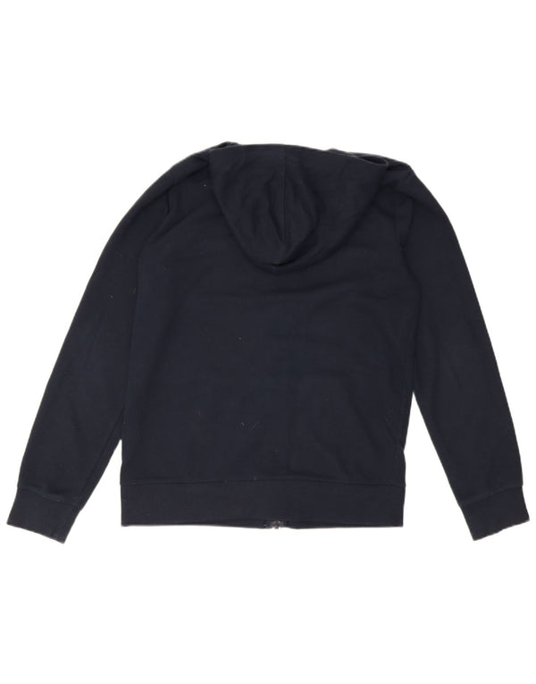 Converse Boys Graphic Zip Hoodie Sweater 13-14 Years XL Navy Blue Cotton