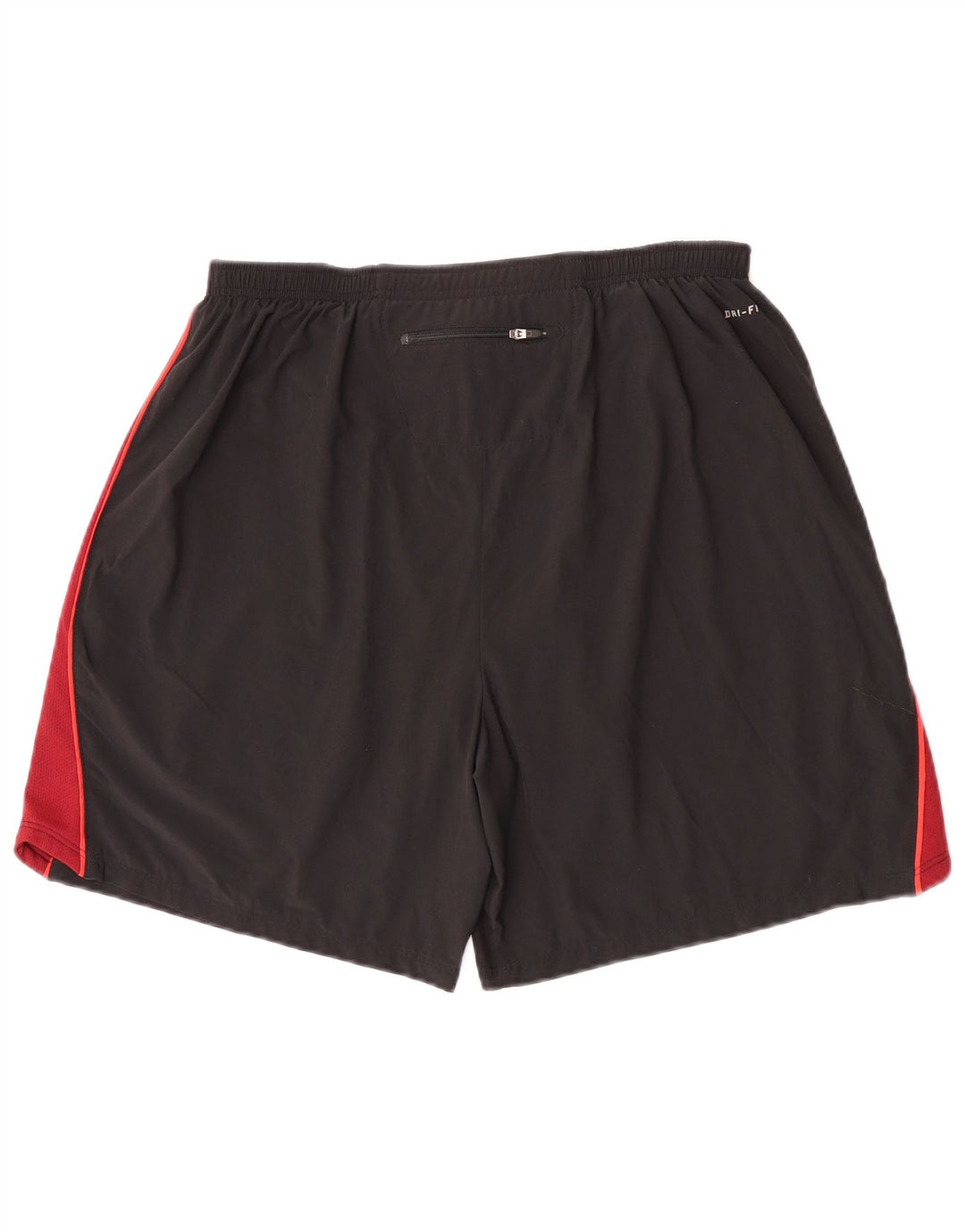 Pantaloncini sportivi Nike da uomo grandi in poliestere color block nero