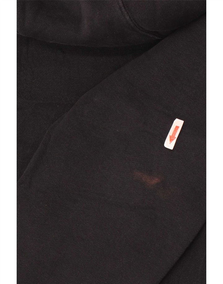 Felpa con cappuccio da uomo Nike Large in cotone nero