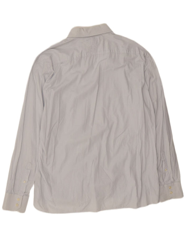 Camicia da uomo Tommy Hilfiger 2XL cotone gessato blu