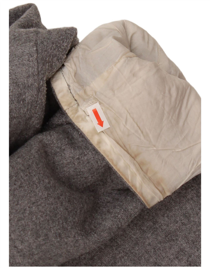 Cappotto con cappuccio da donna Tommy Hilfiger UK 18 XL lana grigia