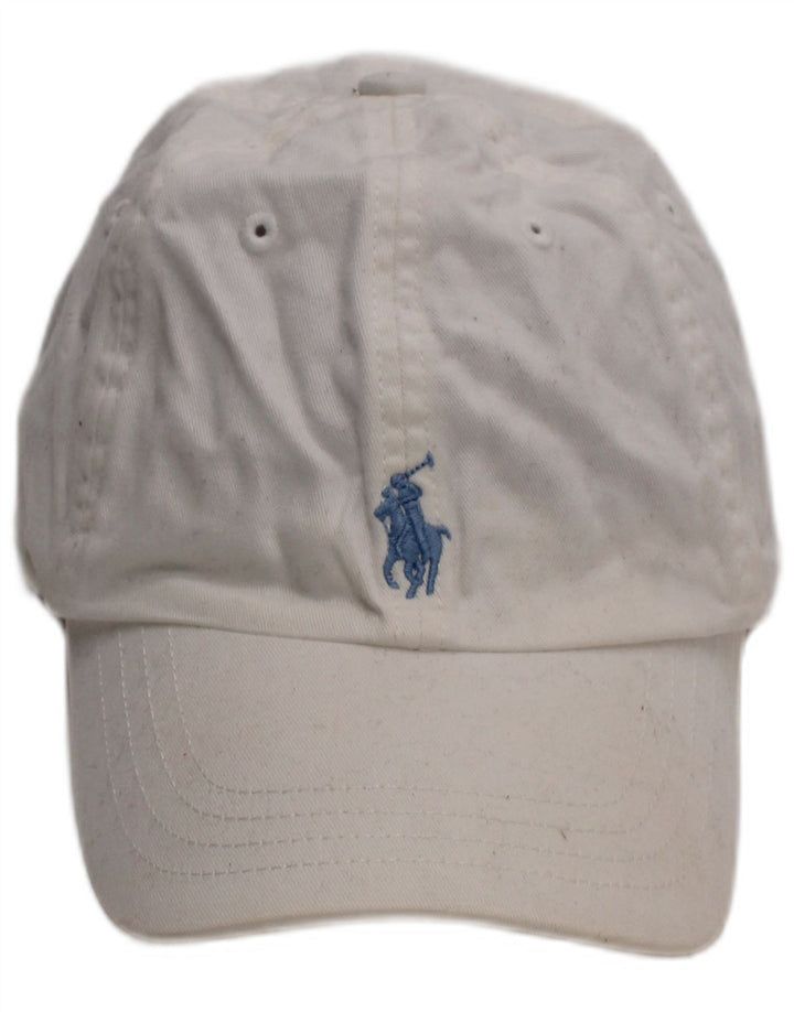 Berretto da baseball da ragazzo Ralph Lauren taglia unica in cotone bianco