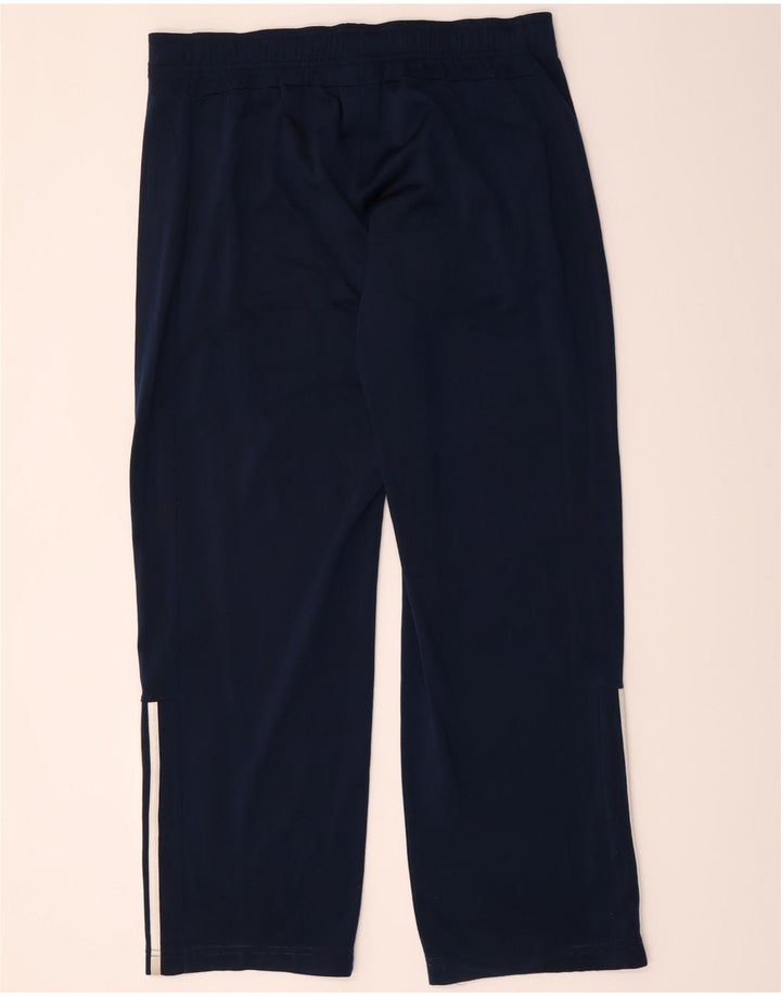 Pantaloni da tuta da uomo Adidas UK 44/46 Large Blu Navy Poliestere