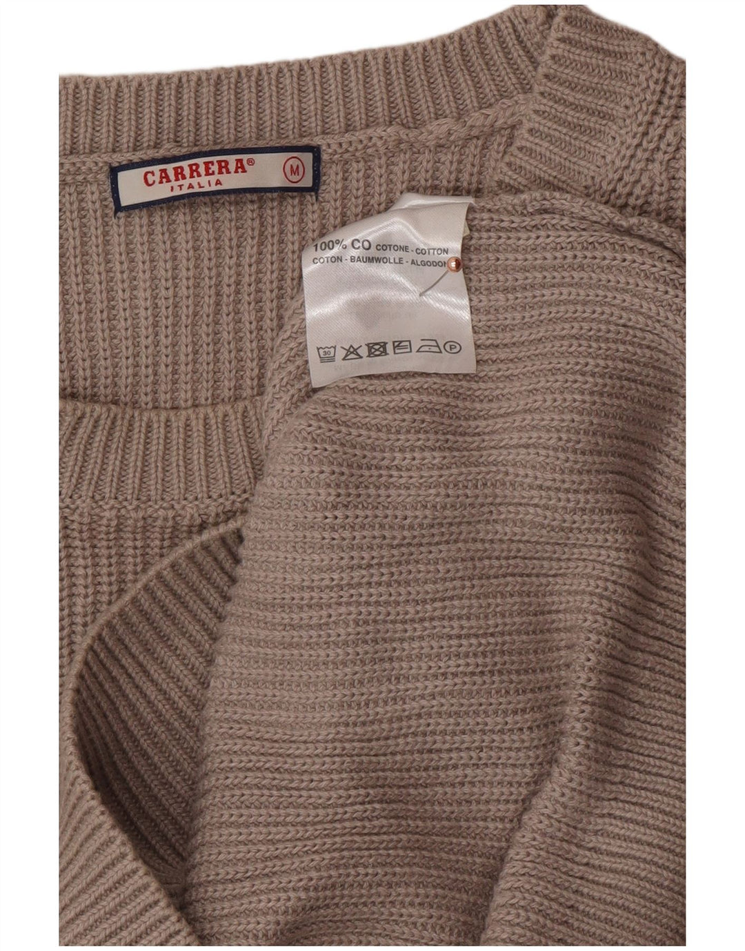 CARRERA Maglione Uomo Girocollo Cotone Grigio Medio