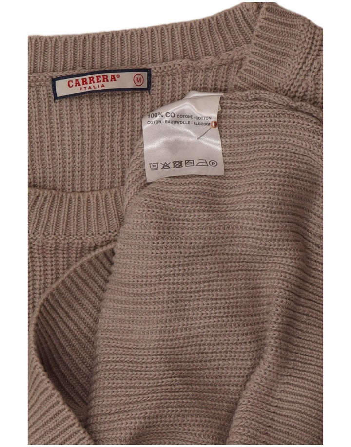 CARRERA Maglione Uomo Girocollo Cotone Grigio Medio
