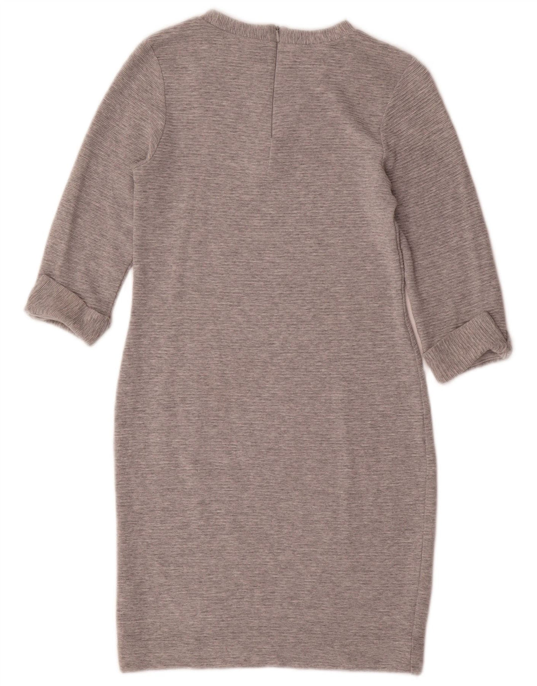 Abito tubino con maniche a 3/4 da donna French Connection UK 12 Viscosa grigio medio