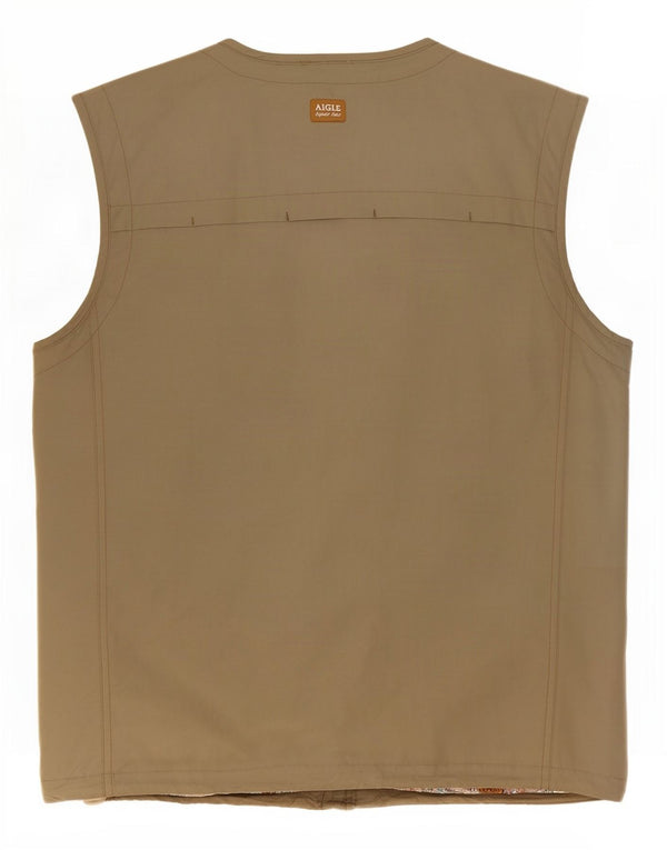 Gilet multiuso da uomo Aigle UK 42 XL poliestere kaki