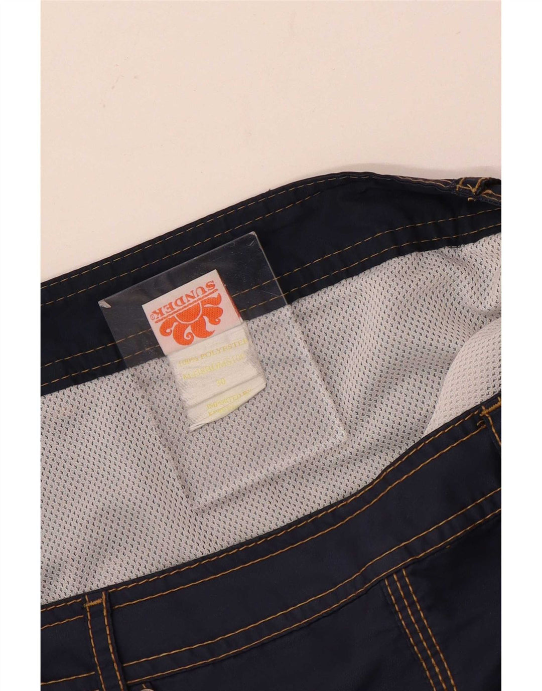 Pantaloncini da bagno da uomo Sundek medio poliestere blu navy