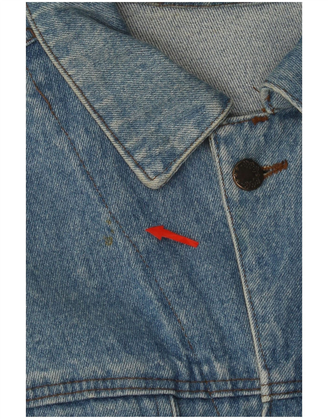 Giacca di jeans da uomo VINTAGE UK 42 XL Blu