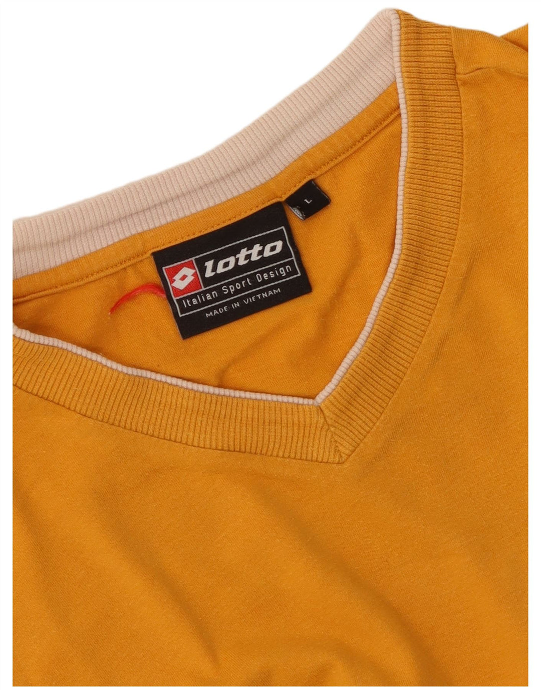 T-shirt da uomo Lotto Top Large gialla