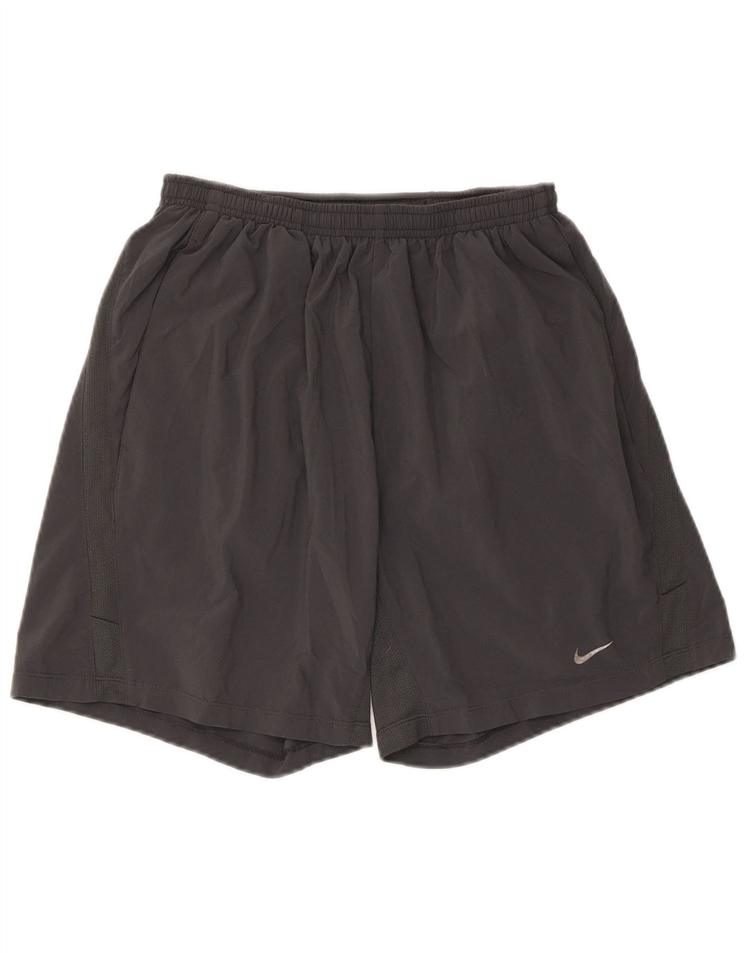 Pantaloncini sportivi Nike Dri Fit da uomo piccoli grigi