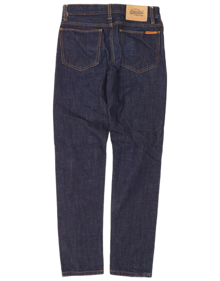 Jeans slim da donna Superdry W28 L30 cotone blu navy