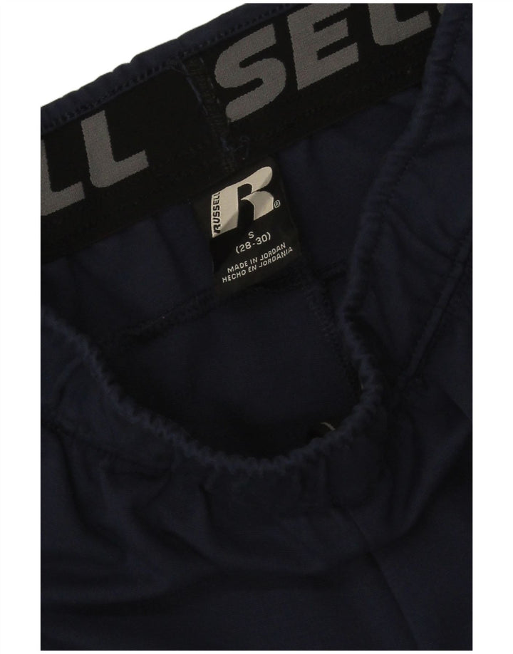 Pantaloni da tuta da uomo Russell Athletic Small Rayon blu navy