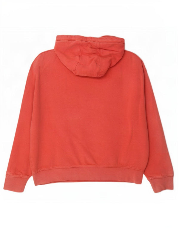 Felpa con cappuccio oversize da donna Fat Face UK 14 Cotone rosso medio