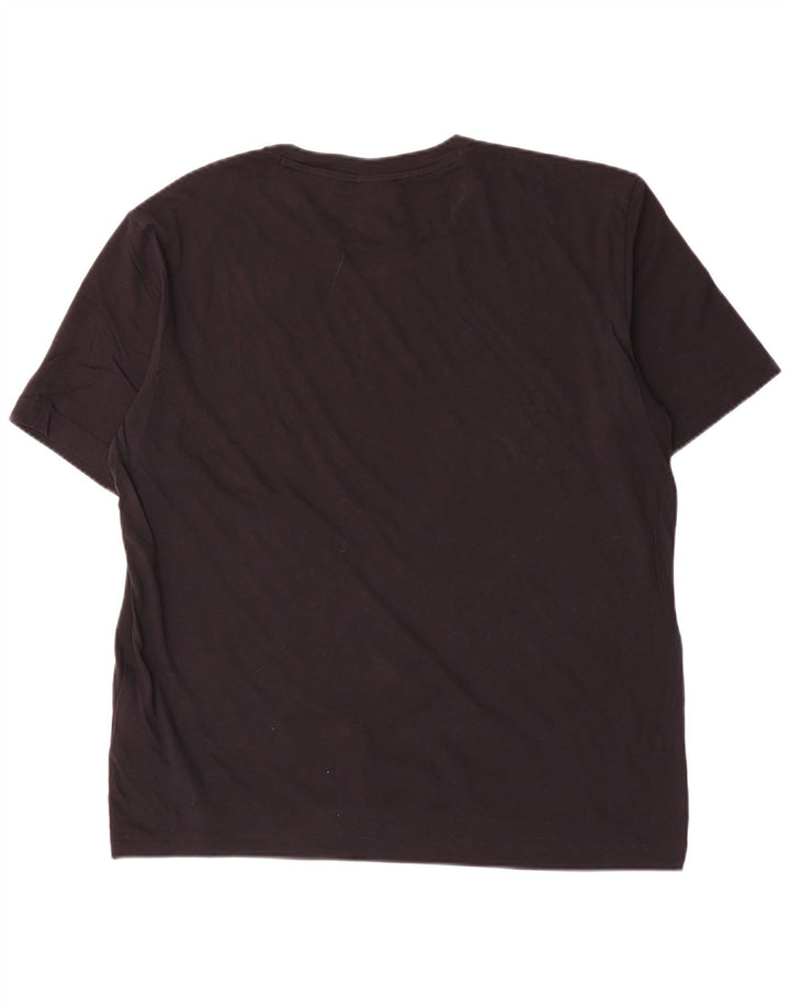 T-shirt da uomo Champion Top grande in cotone nero
