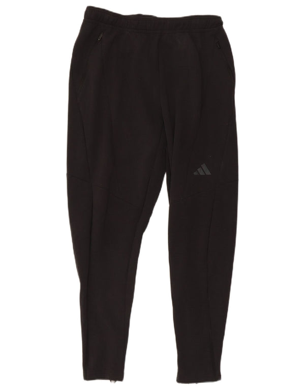 Pantaloni da tuta Adidas Aeroready Slim Fit da uomo di colore nero medio