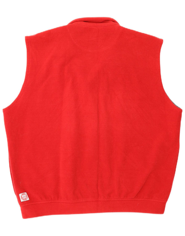 Gilet in pile da uomo Bailo UK 42 XL rosso