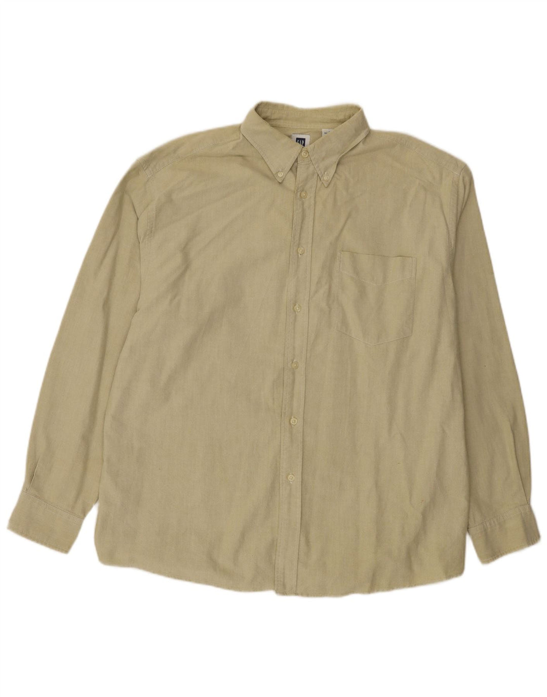 Camicia Gap da uomo ampia vestibilità larga in cotone beige