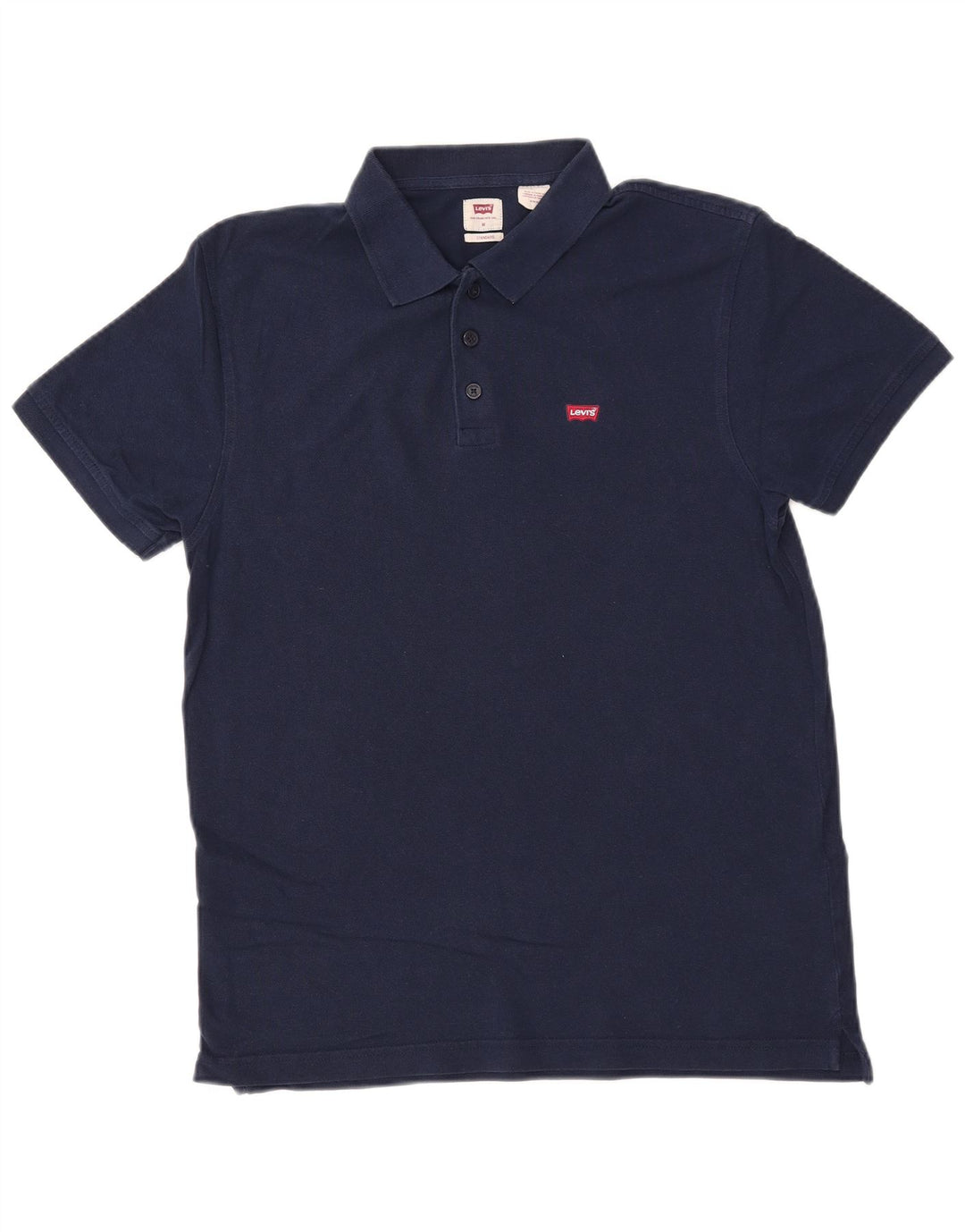 Polo standard da uomo Levi's in cotone blu navy medio