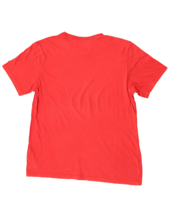 T-shirt grafica da uomo Nike Top in cotone rosso medio