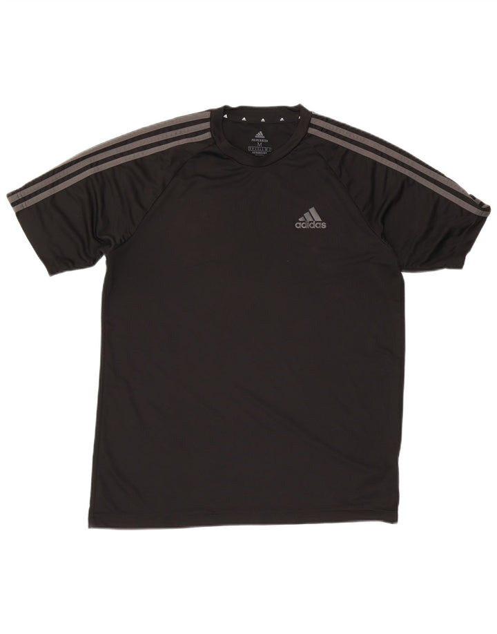 T-shirt Adidas Aeroready da uomo, media, in poliestere nero
