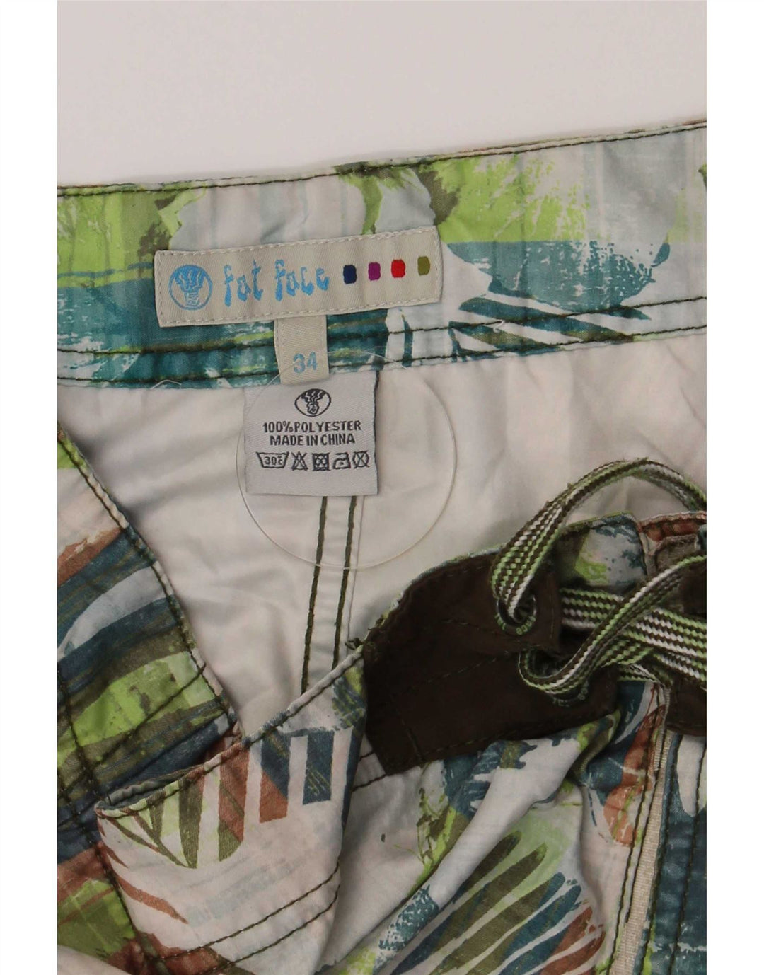 Pantaloncini da bagno da uomo Fat Face Grande poliestere floreale multicolore