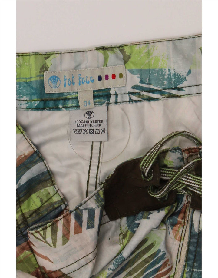 Pantaloncini da bagno da uomo Fat Face Grande poliestere floreale multicolore