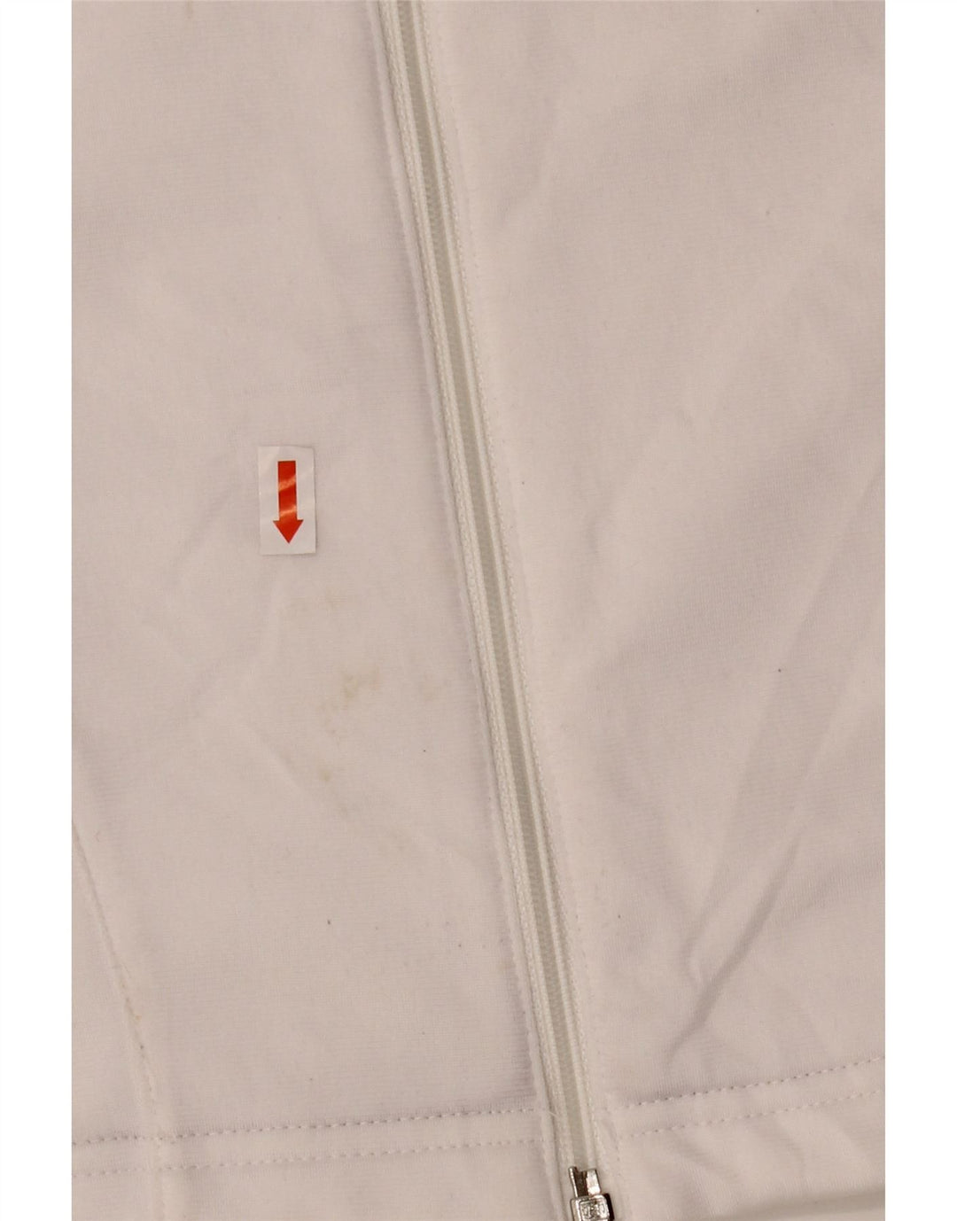 Giacca da tuta da donna ADIDAS UK 12 Medium White Colourblock