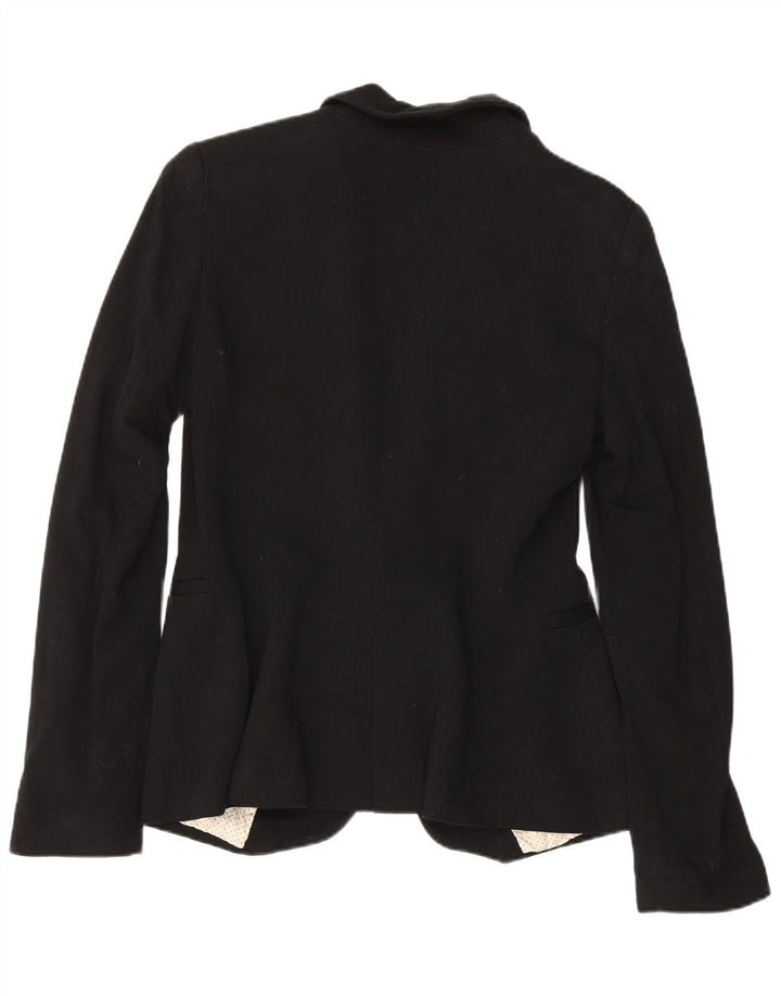 Giacca blazer a 1 bottone da donna Zara UK 10 piccola nera