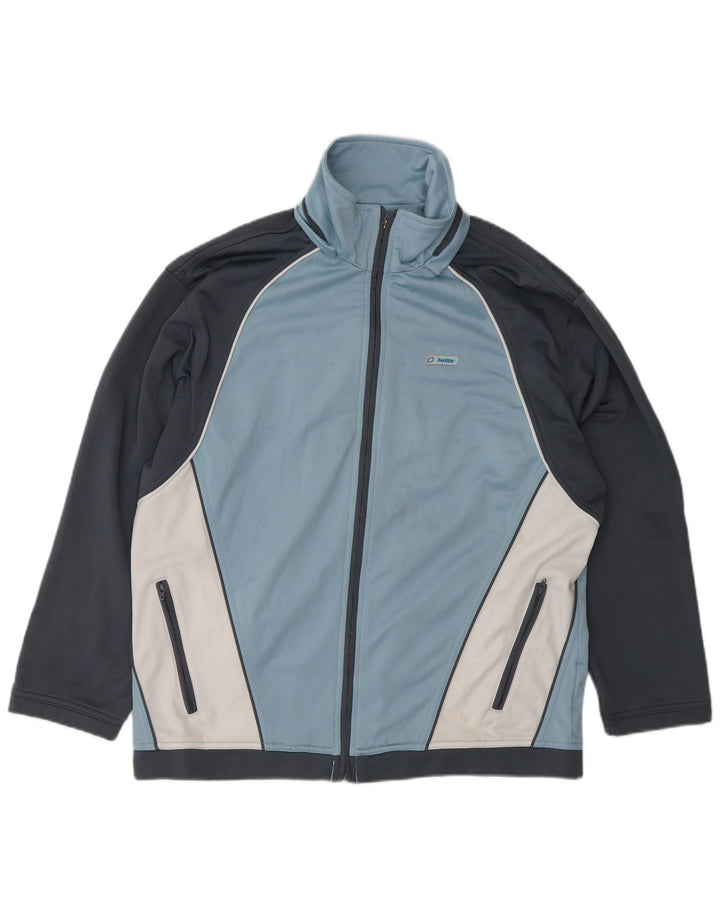 Giacca da tuta da donna LOTTO UK 20 2XL Blu Colourblock