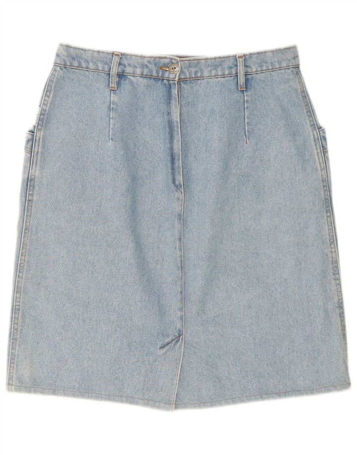 Gonna di jeans vintage da donna W32 blu medio