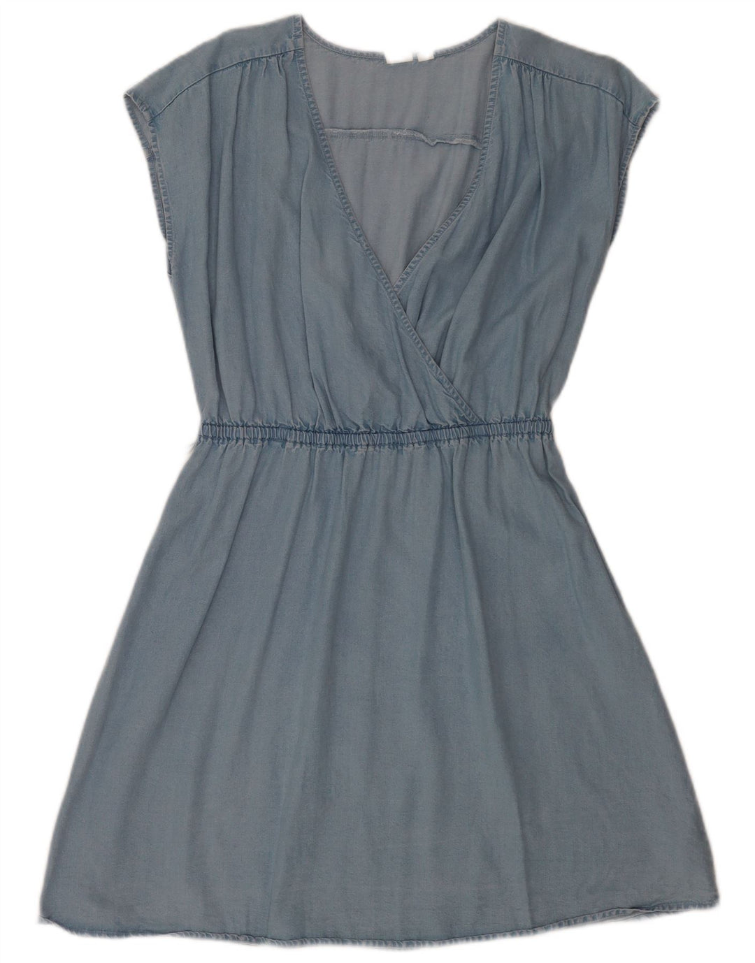 Abito in denim oversize da donna Gap UK 10 Piccolo Lyocell blu