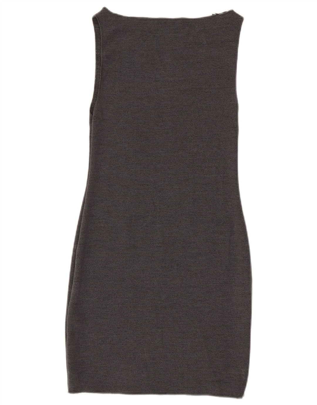 Abito tubino senza maniche Zara da donna UK 12 Viscosa grigio medio