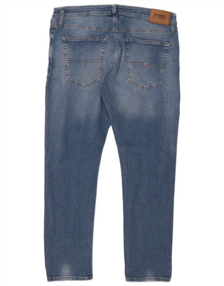 Jeans slim da uomo Tommy Hilfiger W38 L29 Blu
