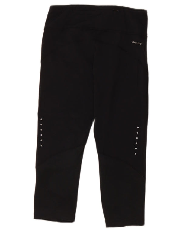 Leggings Nike Dri Fit Capri da donna UK 6 XS nylon nero