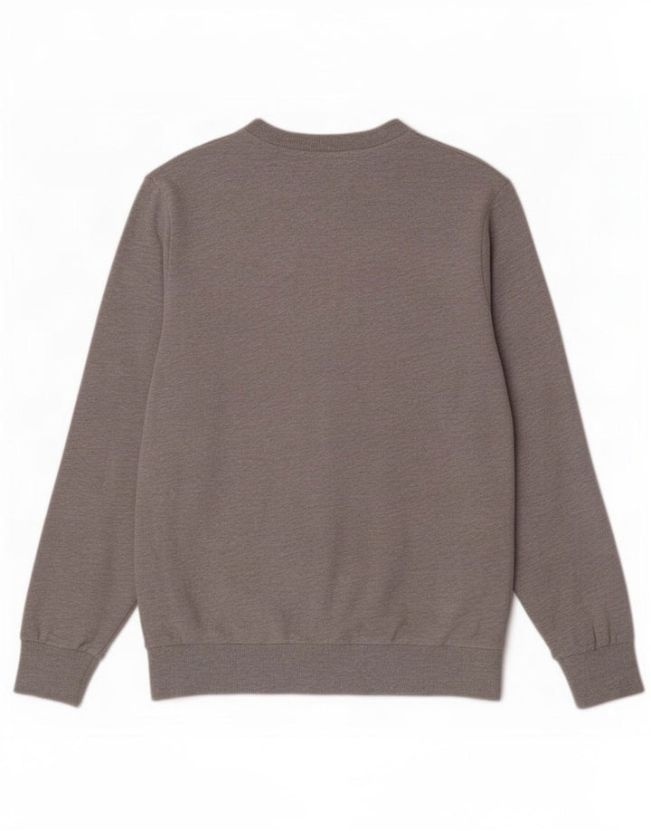 Felpa da uomo Jack & Jones in cotone grigio medio