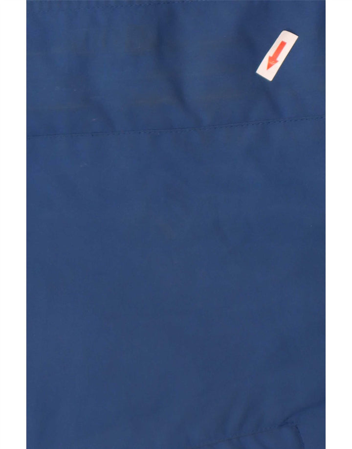 Giacca antipioggia da uomo con cappuccio Mountain Essentials UK 46 3XL nylon blu
