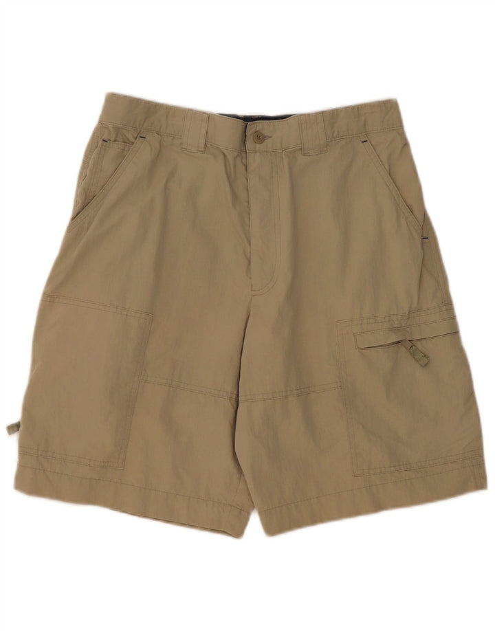 Pantaloncini cargo da uomo Marks & Spencer W34 grandi in cotone beige
