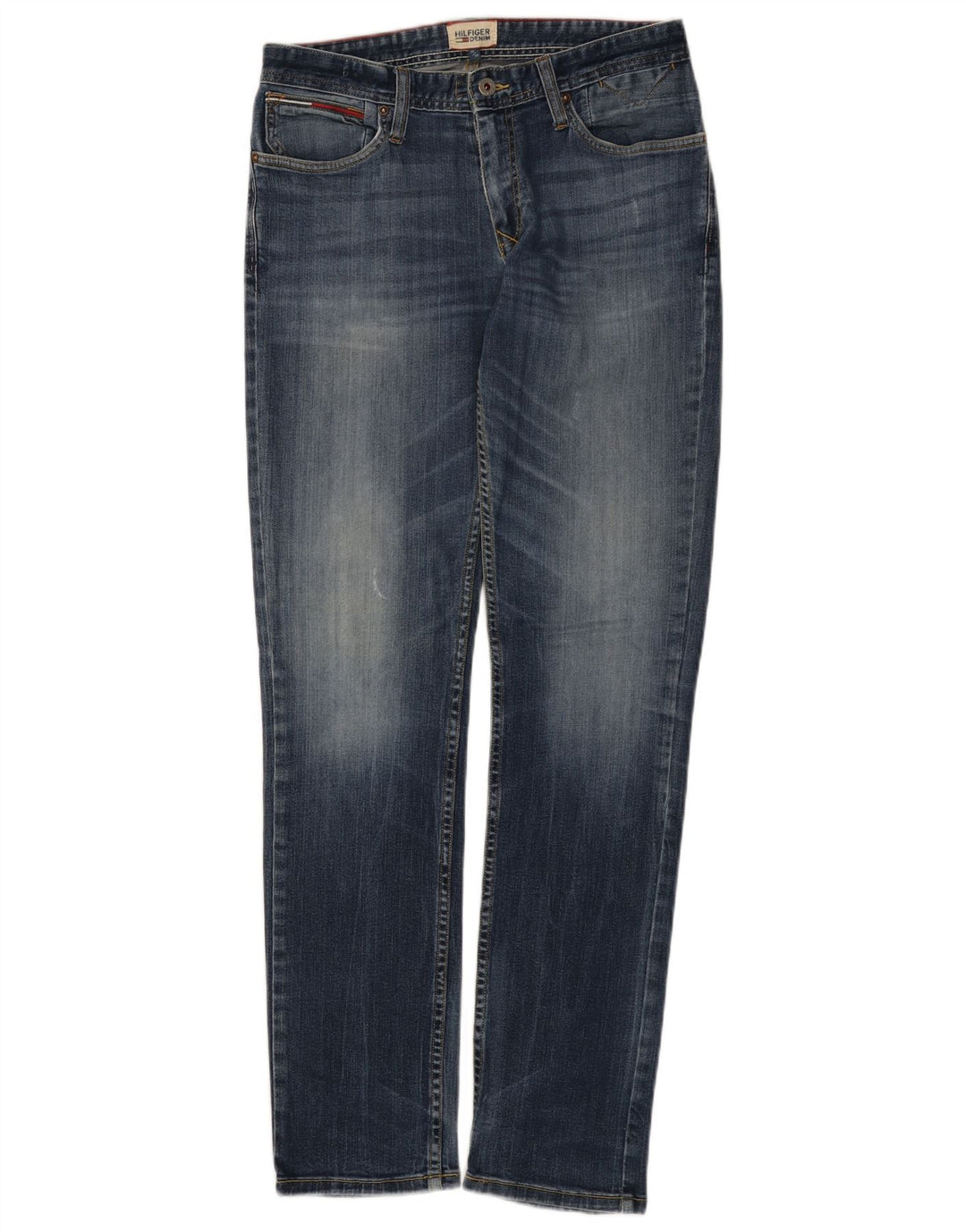 Jeans slim da uomo Tommy Hilfiger W30 L34 cotone blu
