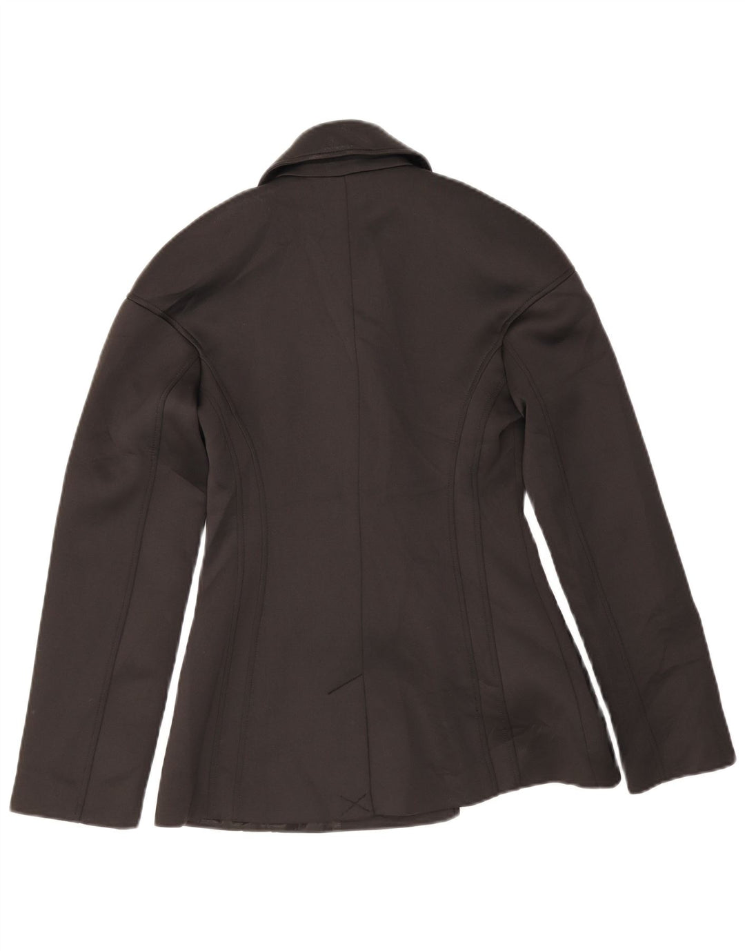 Giacca blazer doppiopetto da donna Zara UK 12 poliestere nero medio