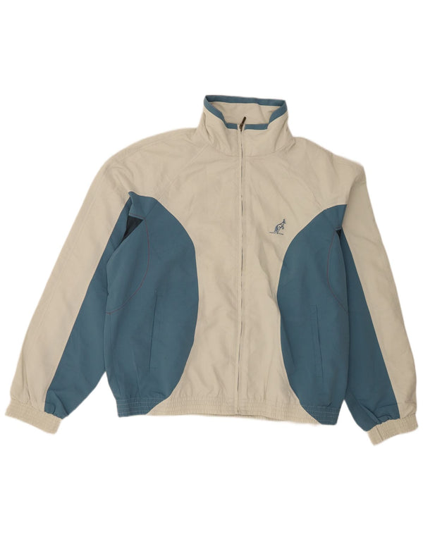 AUSTRALIAN L'ALPINA Mens Tracksuit Top Jacket XL Beige Colourblock