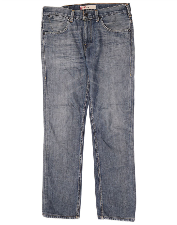 Jeans Levi's Uomo 511 Slim W33 L30 Cotone Blu