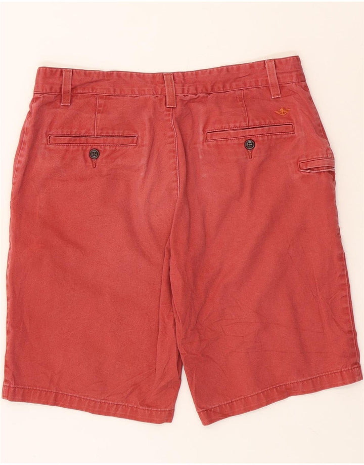 DOCKERS Mens Cargo Shorts  W32 Medium Red Cotton Vintage Dockers and Second-Hand Dockers from Messina Hembry 