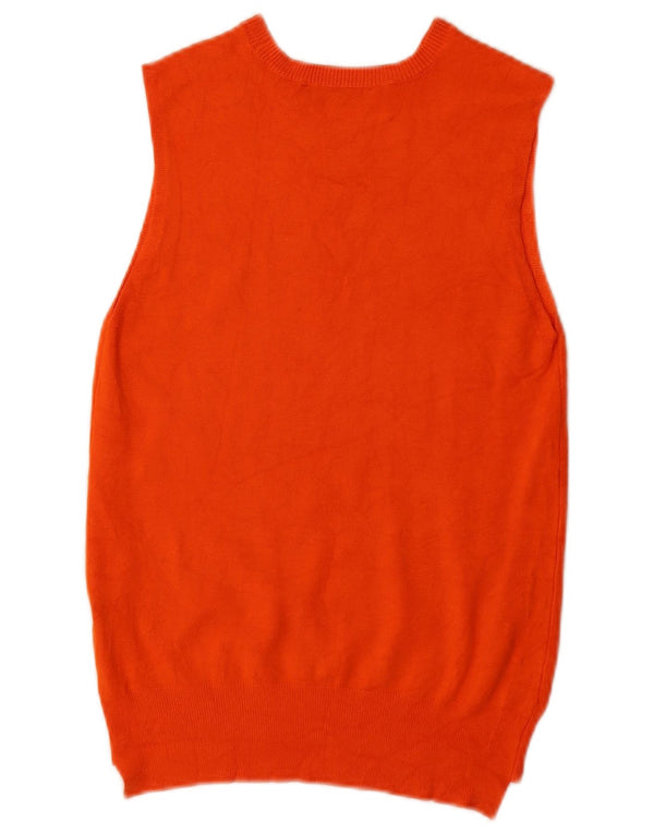 Canotta canotta da donna Zara UK 12 arancione medio