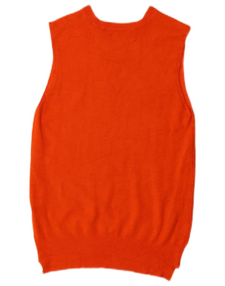 Canotta canotta da donna Zara UK 12 arancione medio