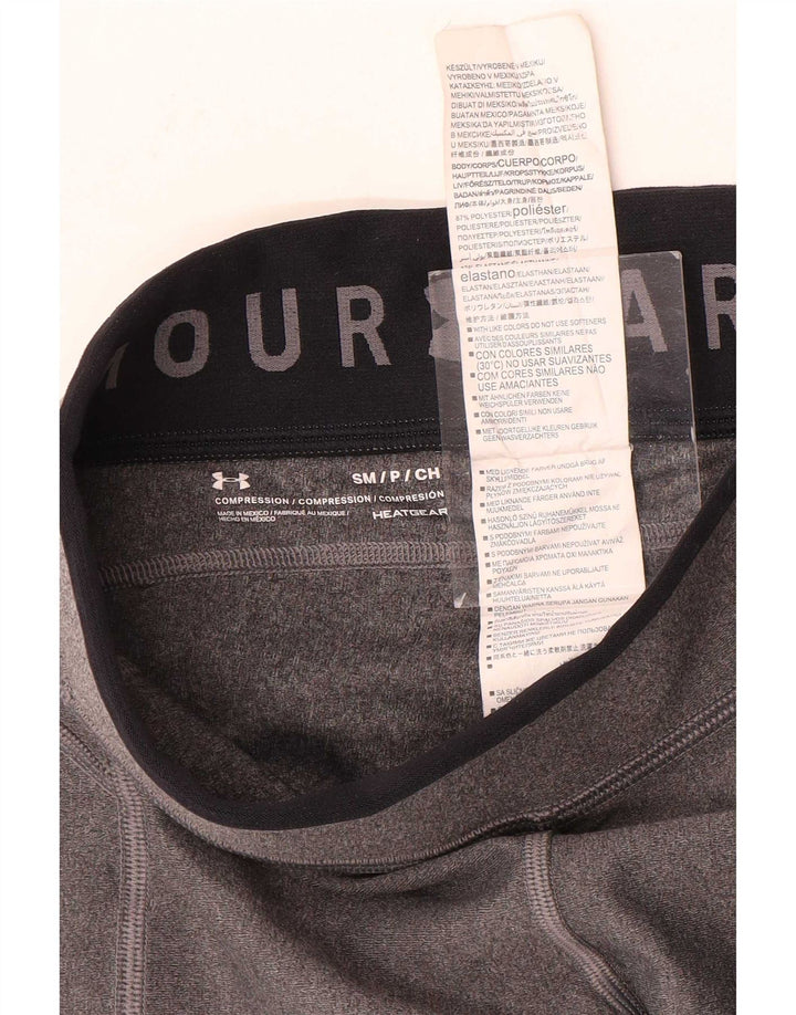 Leggings Under Armour da donna Heat Gear UK 10 piccolo poliestere grigio