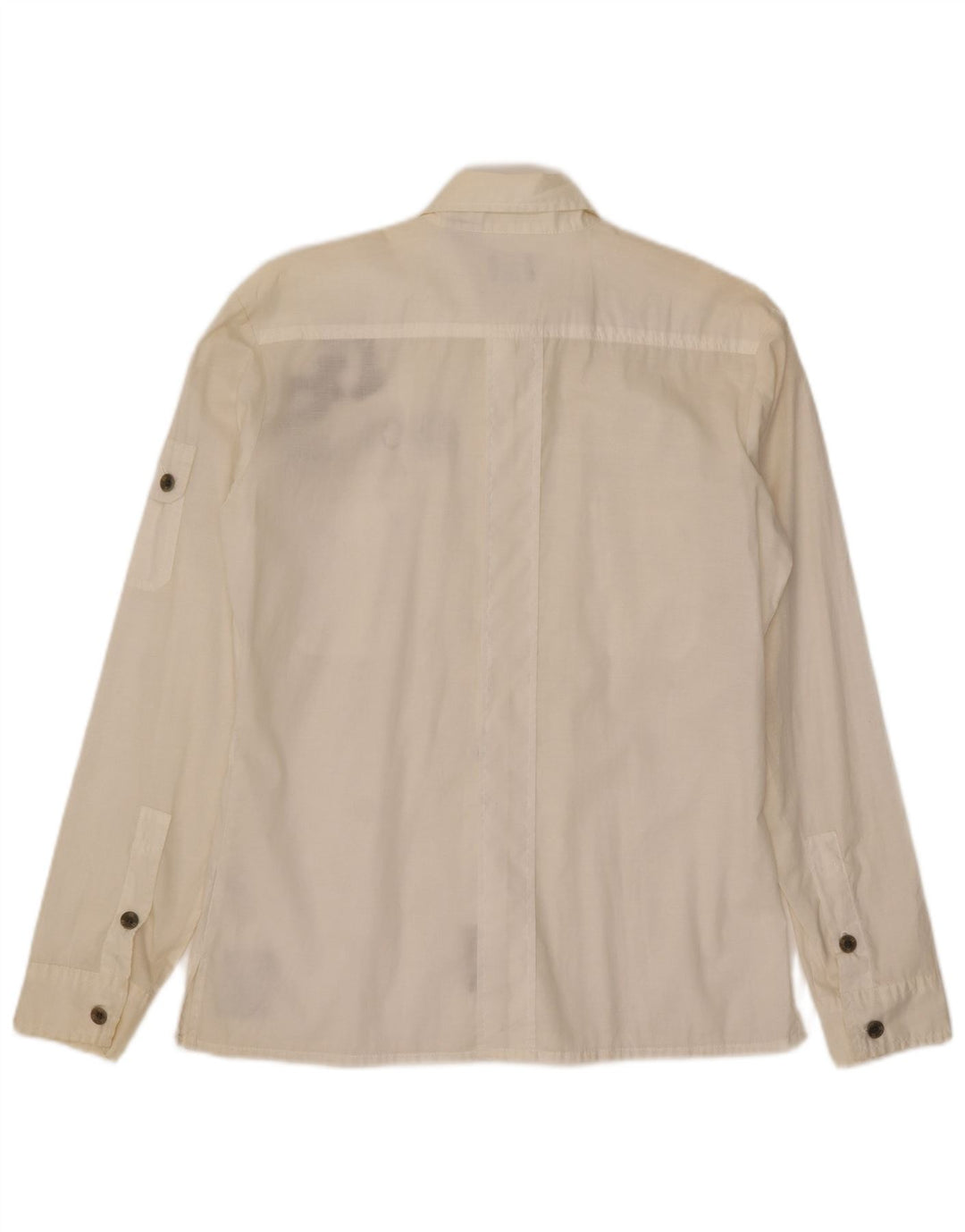 Camicia grafica da uomo G-Star grande in cotone bianco