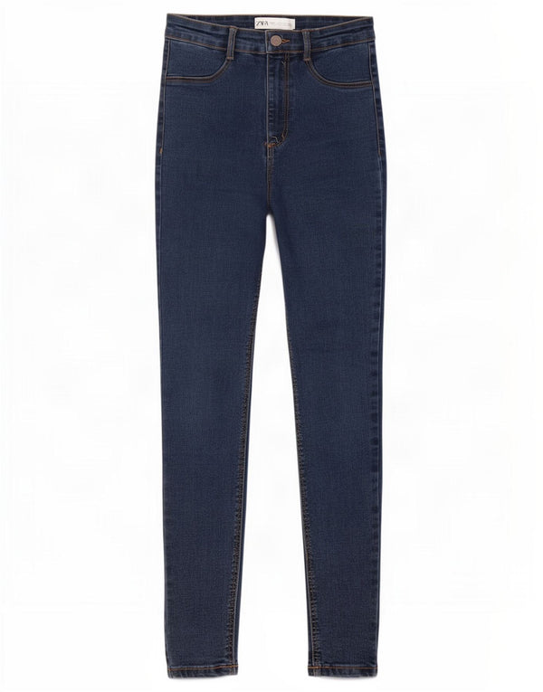 Jeans skinny da donna Zara EU 34 2XS W24 L28 Blu navy